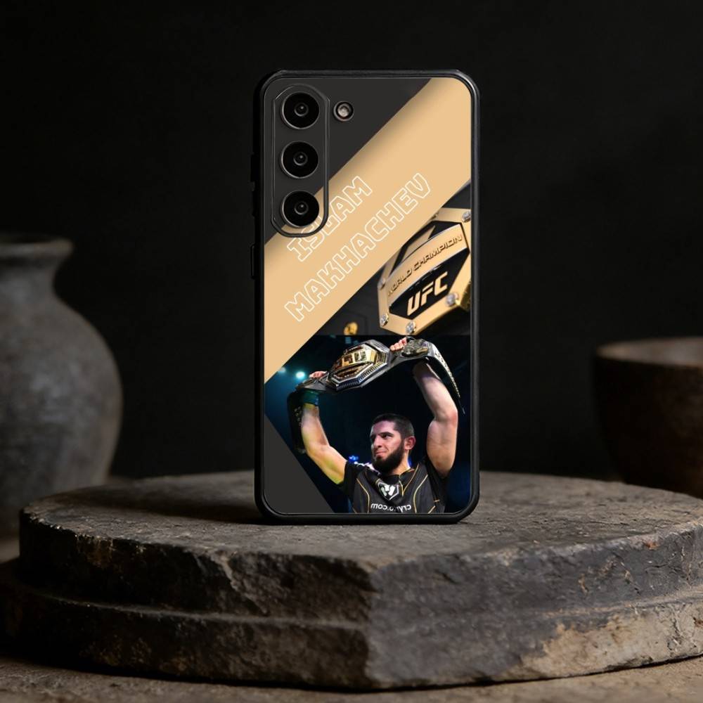 P4P Islam M-Makhachev Phone Case For Samsung Galaxy A13,21s,22,31,32,52,53,71,72,73,Soft Black Cover