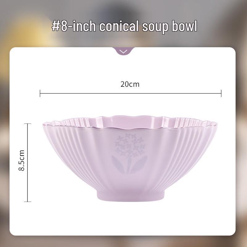 Mod Lanka Cute Nordic Lily of the Valley 8-inch Plate