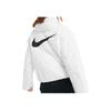 Nike Solid Color Logo Zip-Up Hoodie Women Jackets White DJ6995-100