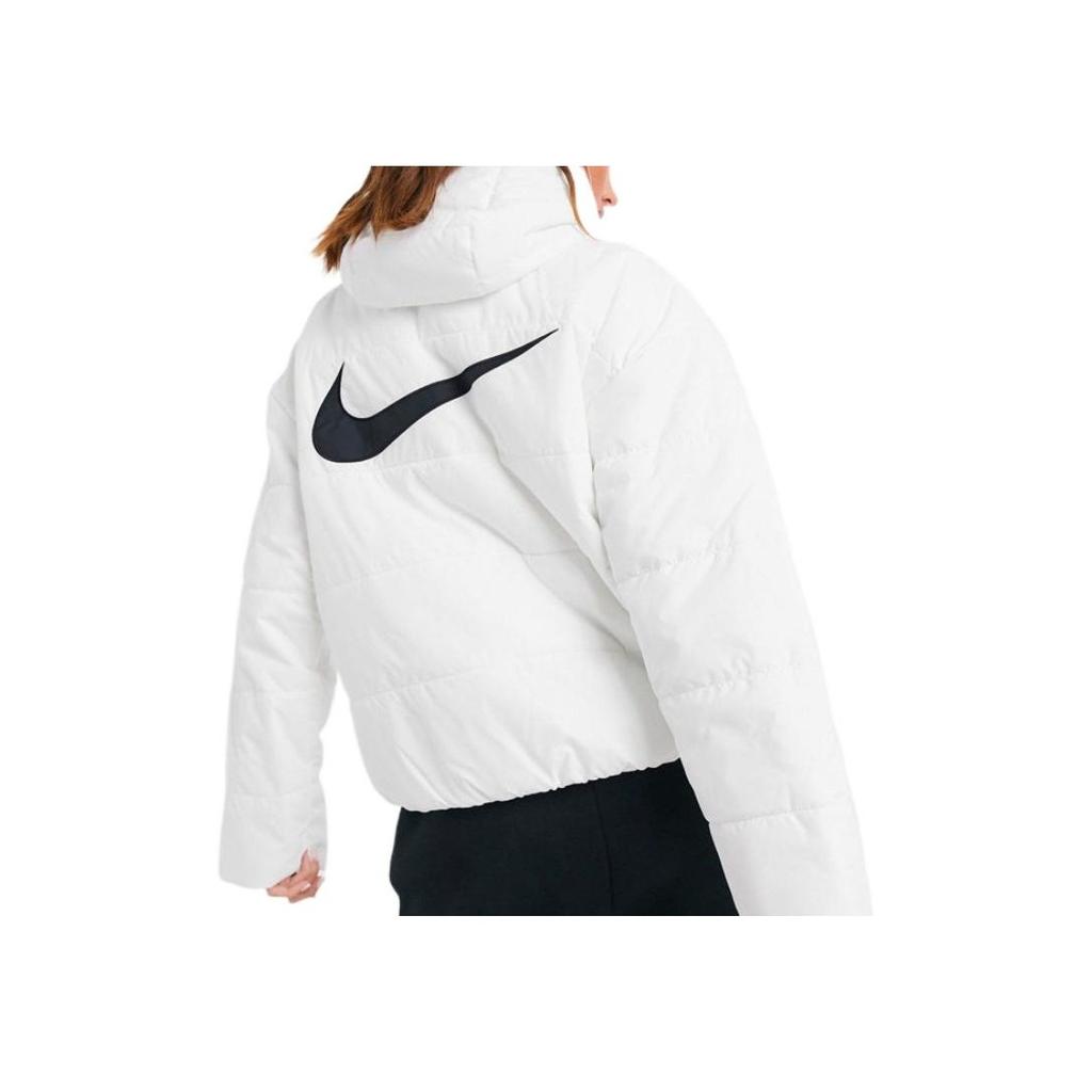 Nike Solid Color Logo Zip-Up Hoodie Women Jackets White DJ6995-100