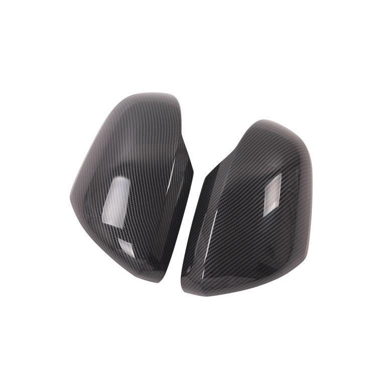 2019 L200/TRITON-ABS Carbon Fiber Pattern Rearview Mirror Decorative Cover