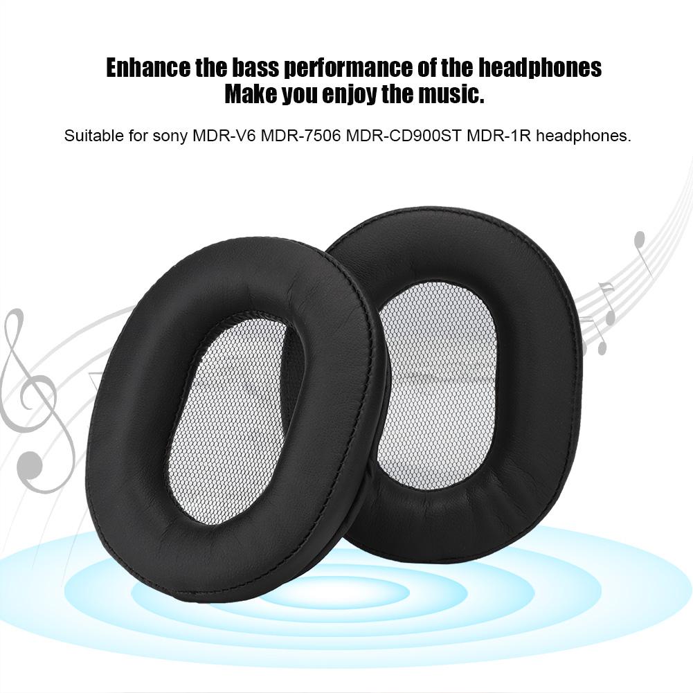 Replacement Ear Pads Cushionfor Sony MDR V6 MDR 7506 MDr cD900ST MDR 1R Headphones