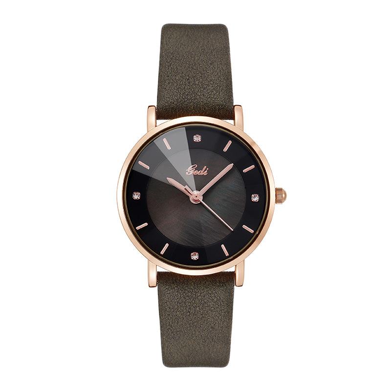 Niche High-End Sense Exquisite Temperament Women'S Watch Women'S Light Luxury High-Value Belt Quartz Watch