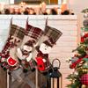 4Pcs Christmas Stocking Holder Fireplace Hanger Hooks Adjustable Metal Stocking Hook for Party Chris