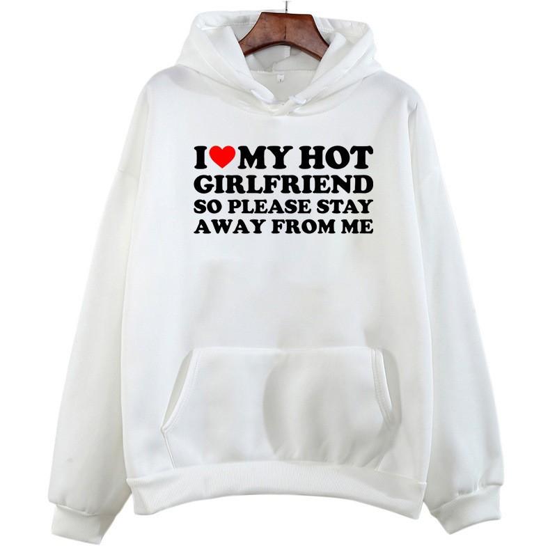 Unisex Oversized Hooded Sweatshirt With Heart Print Casual Long Sleeve Pullover Teens Adults
