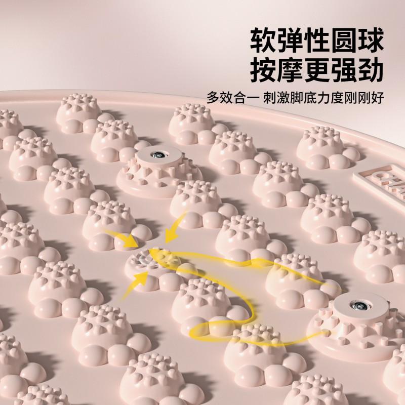 Foot Reflexology Massage Mat Slow Running Daily Care High-Elastic Silicone Soft Rubber With Acupressure Nubs
