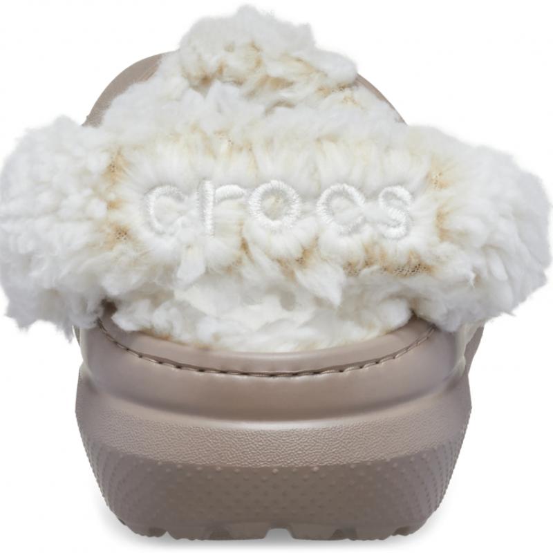 Crocs Classic Fleece Lined Clogs Toddler Mushroom