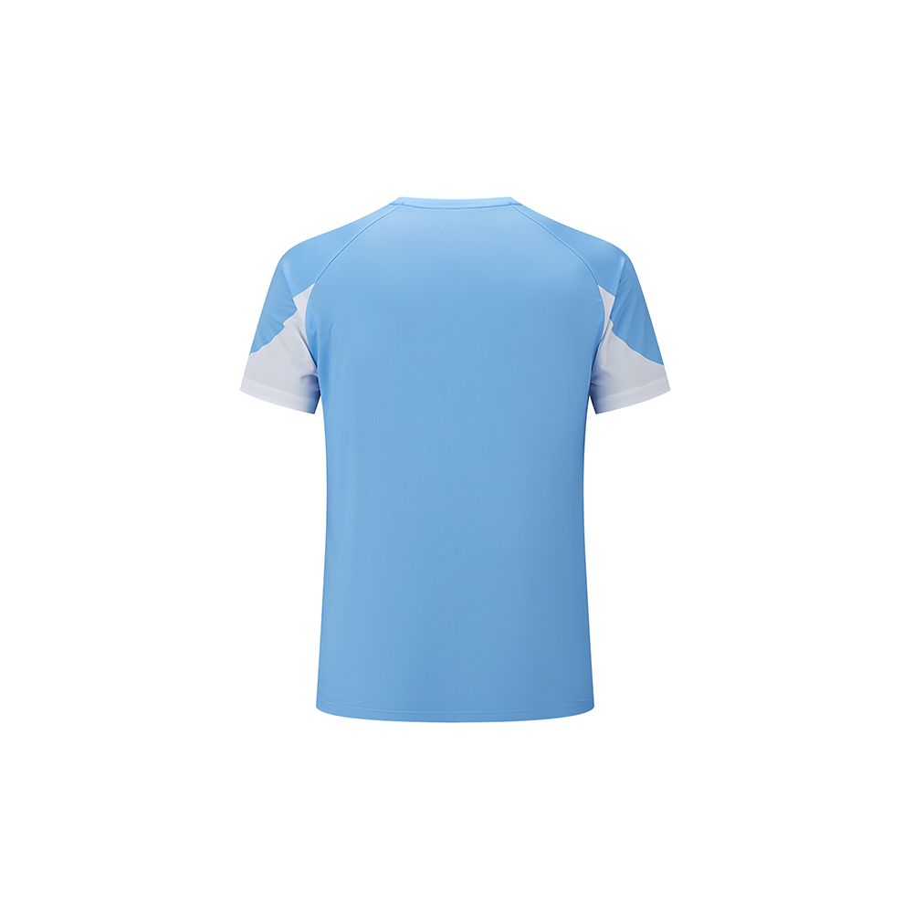 Under Armour Minimalist Logo Print Fitness Running Cycling Striped Crew Neck Short Sleeve T-Shirt Unisex Tops Manchester-Blue 24500507-465