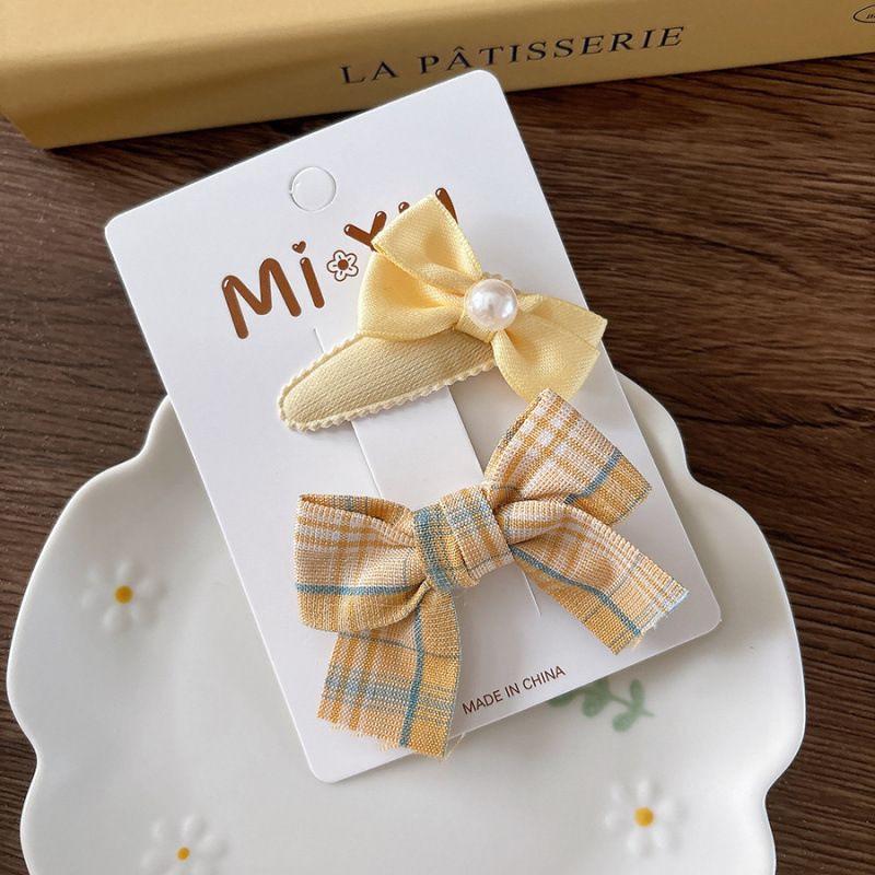 Korean Floral Children's Bow Hair Clips: Versatile Baby Hair Accessories