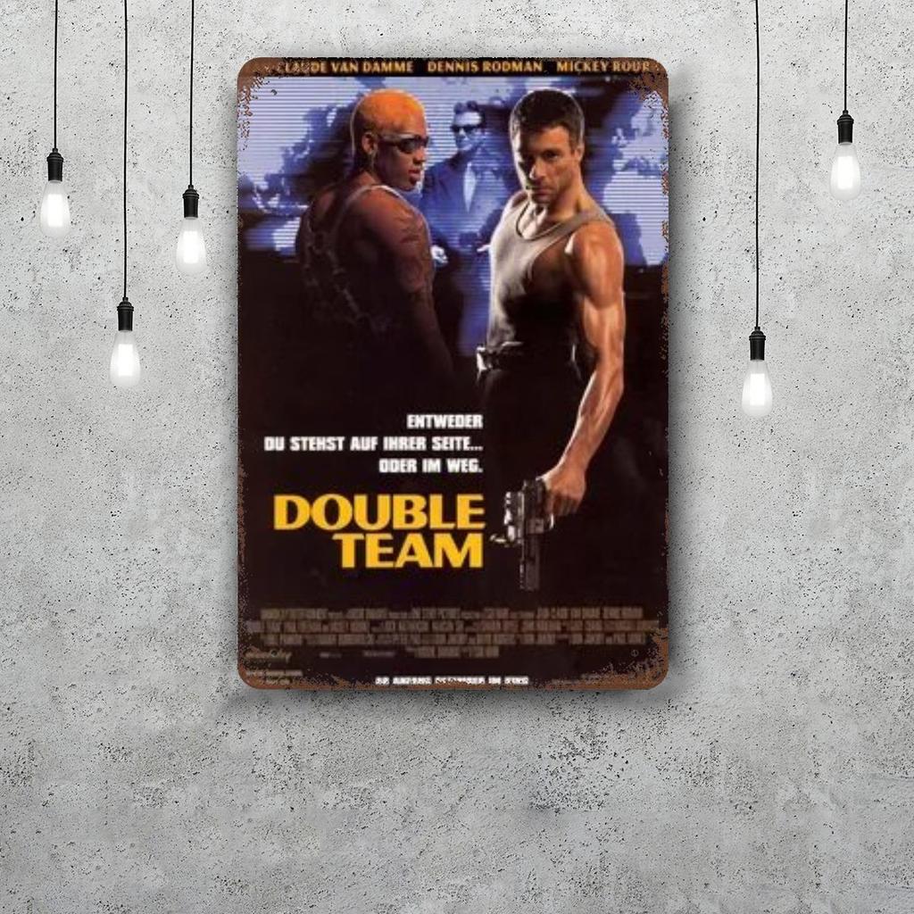 Van damme attore Segni di Latta Metallici Vintage Poster Decorazioni Placca Metallica Retro Decorazione Murale per Garage Bar