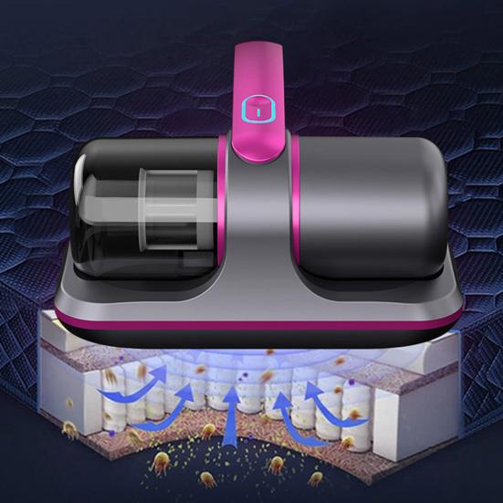 Mattress Vacuum Cleaner Anti-allergen Bed Vacuum Cleaner with UV-C Light 12000Pa Strong Suction