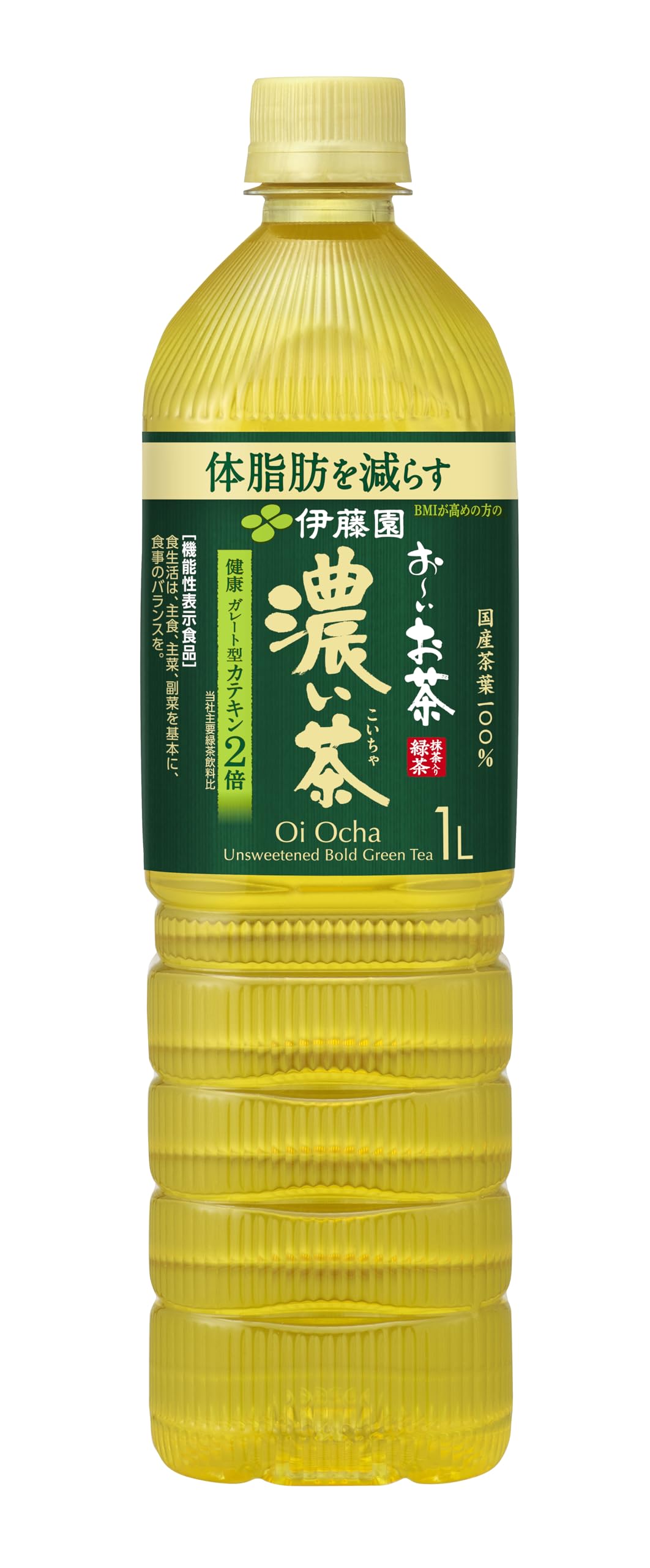 Labeled Ito En Oi Ocha Dark Green Tea Slim Bottle 1000ml x 12 bottles [Functionally Food]