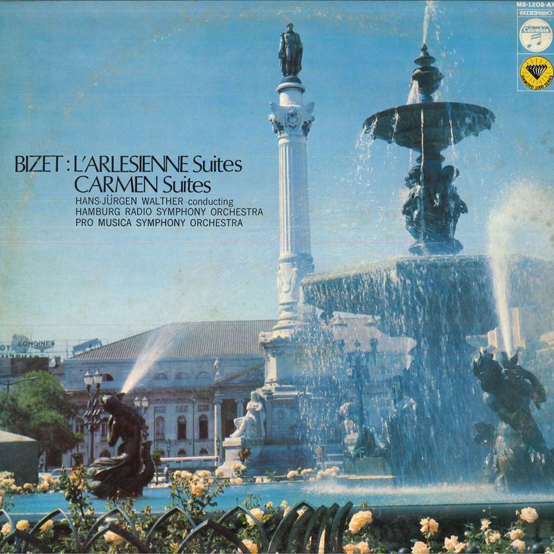 

LP Record HANS-JURGEN WALTER(COND.)/HAMBRUG R - Bizet:l arlesienne Suites/Carmen Su MS1208AX COLUMBIA 1973 Japan Classical Used