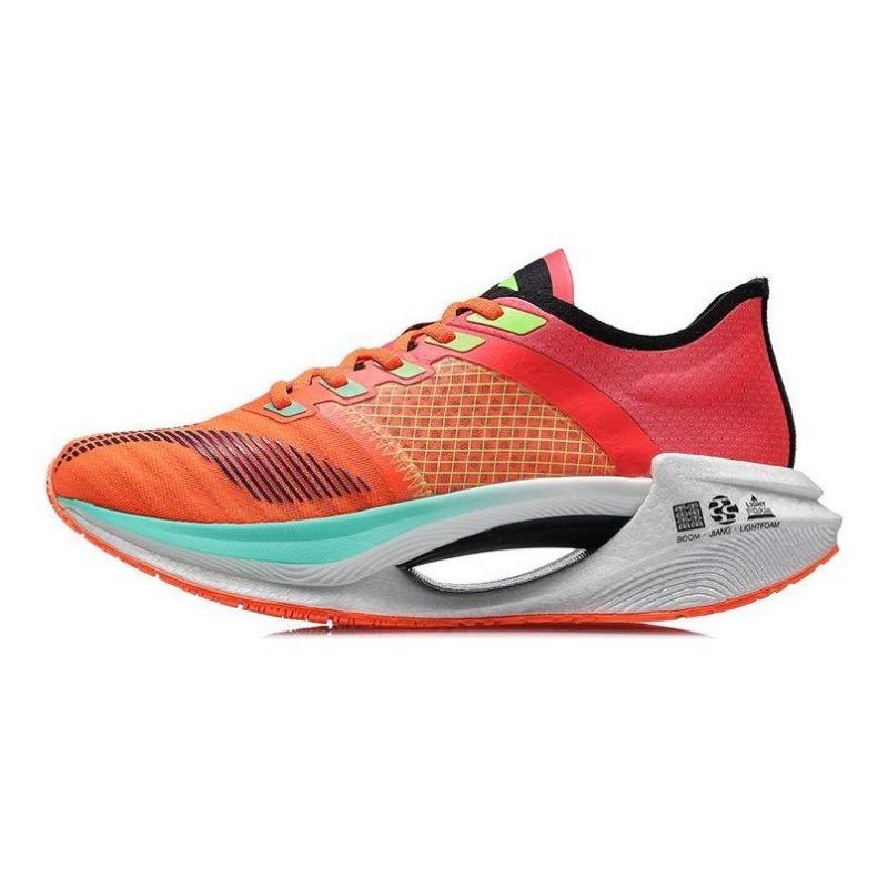 Li-Ning Jueying Essential Women s Low Top Running Shoes Fluorescent Glaze Orange ARHR122-1 37