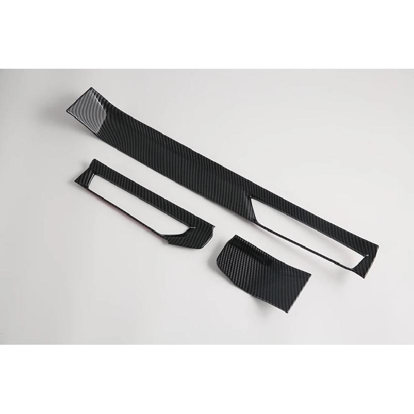 For MG 3 MG3 2024 2025 2026 Car Accessories Carbon Fiber Style Exhaust Side Cover Dashboard Trim Bezel Molding Trim
