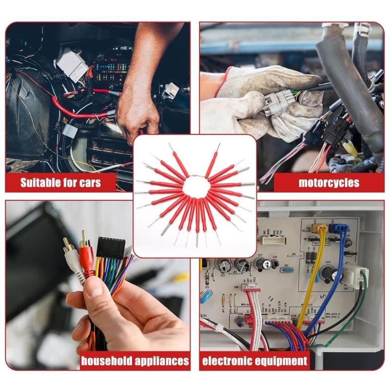 Universelles Werkzeugset zum Abziehen und Trennen von Auto-Klemmpins Für präzises und beschädigungsfreies Zerlegen von Kabeln
