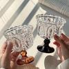 ZISIZ French Romantic Retro Embossed Champagne Glass