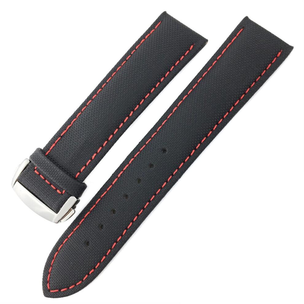 Nylon canvas watch strap for Omega Seamaster Diver 300, Rolex, Seiko, 1922mm Ref: 6202