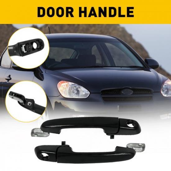 Pair Outside Exterior Door Handle Front Left Side Right for 06-11 Hyundai Accent