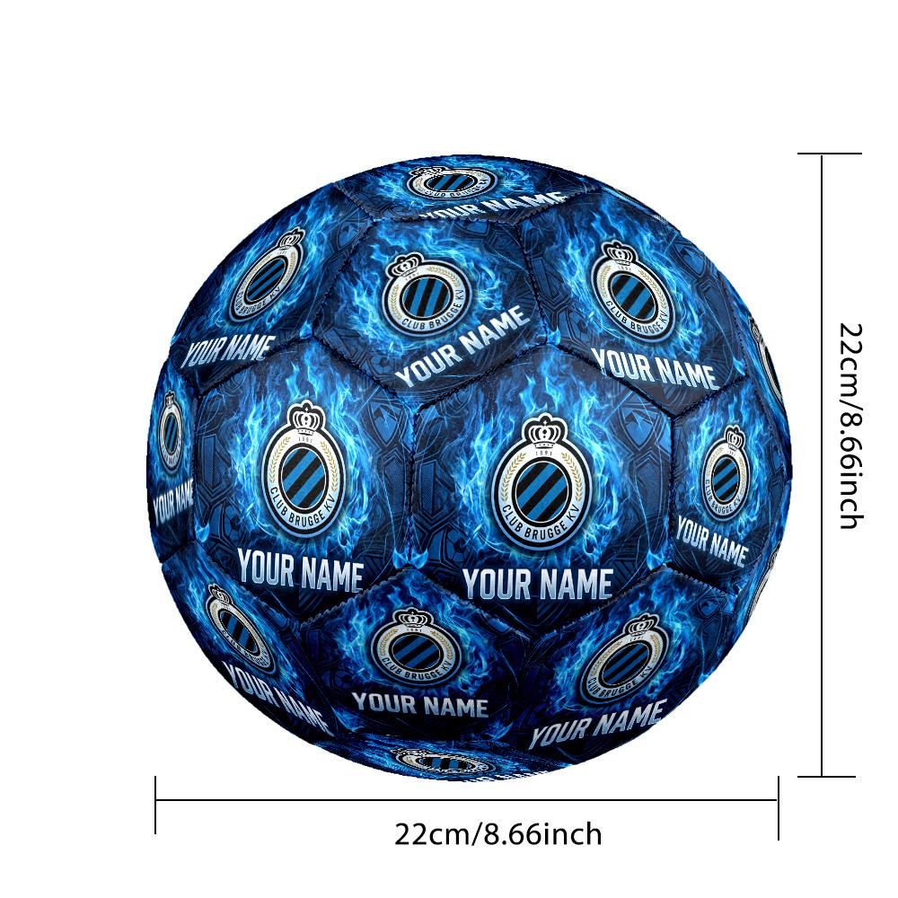 Size 5 Football Custom Name Text, Outdoor Training Soccer BallClub Brugge FC