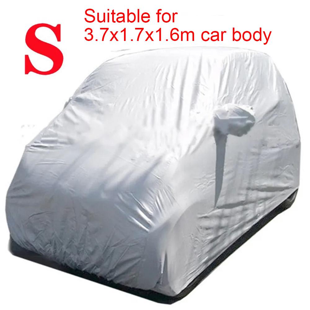 

Полные автомобильные чехлы для улицы Защита от солнца, ультрафиолета, пыли, дождя и снега Ткань Оксфорд Защитная для Benz Smart Fortw