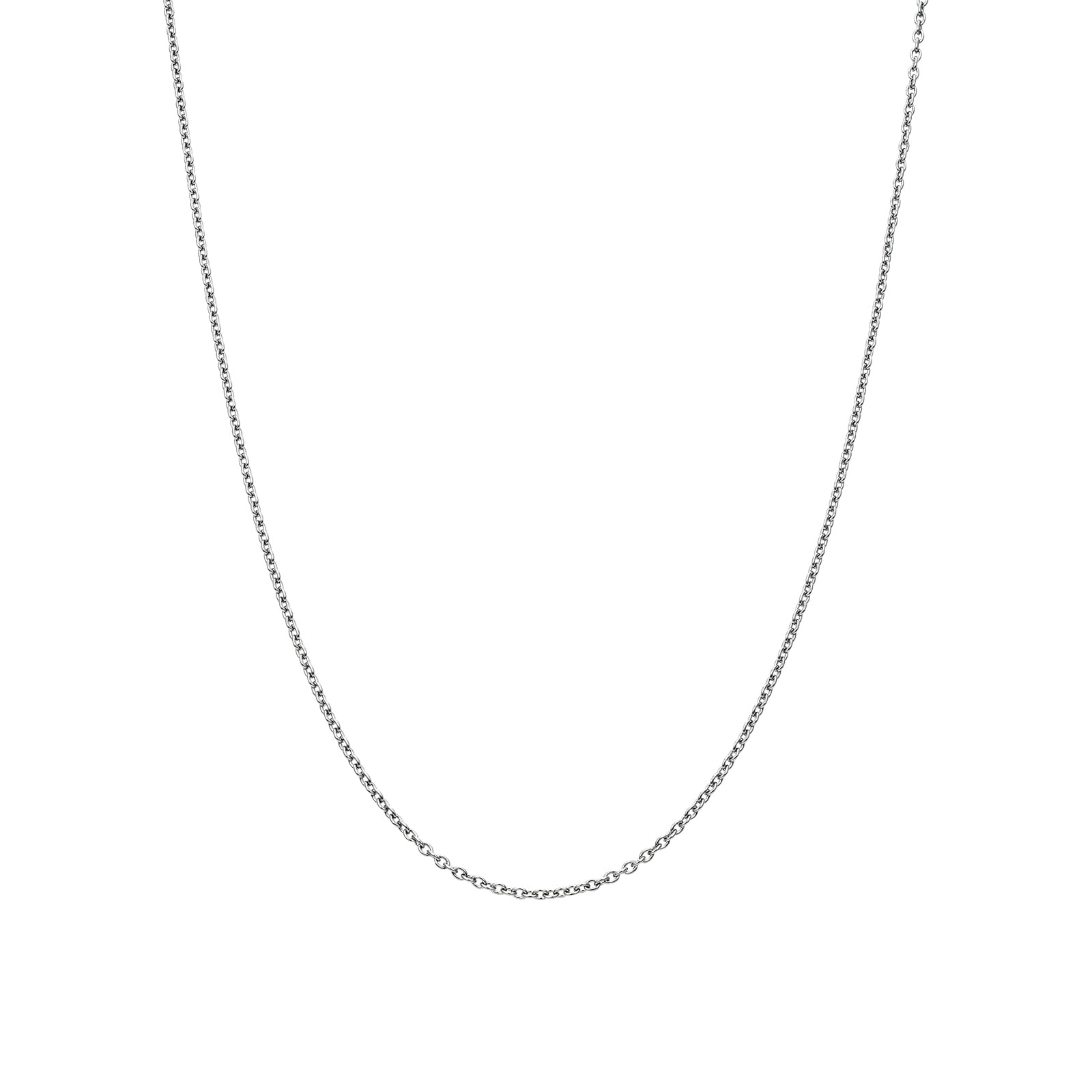 

Stainless Steel Chain 40cm 45cm Azuki with Adjuster Surgical Stainless Steel 316L 4SUC001SV [White Clover] (45cm)