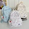 Schoolbag New Hellokitty Printed Backpack Female Korean Version Ins Style Cute Girl Heart Junior High School Casual Backpack