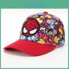 Spider Man Kids Sun Hat With Embroidery And Curved Brim For Outdoor Play And Sunshade