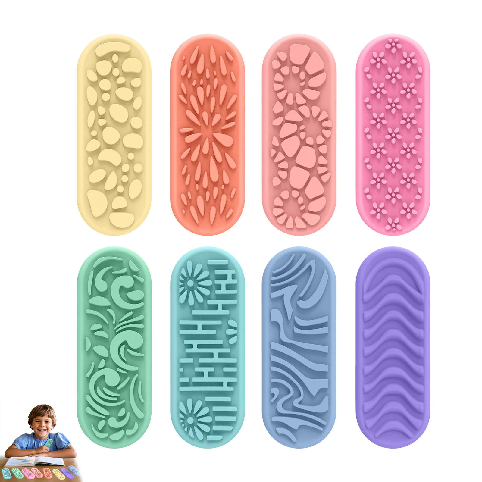 

6 Cm Children s Sensory Stones Children s Stress Toys With Soft Silicone Texture Worries Stones Skateboard