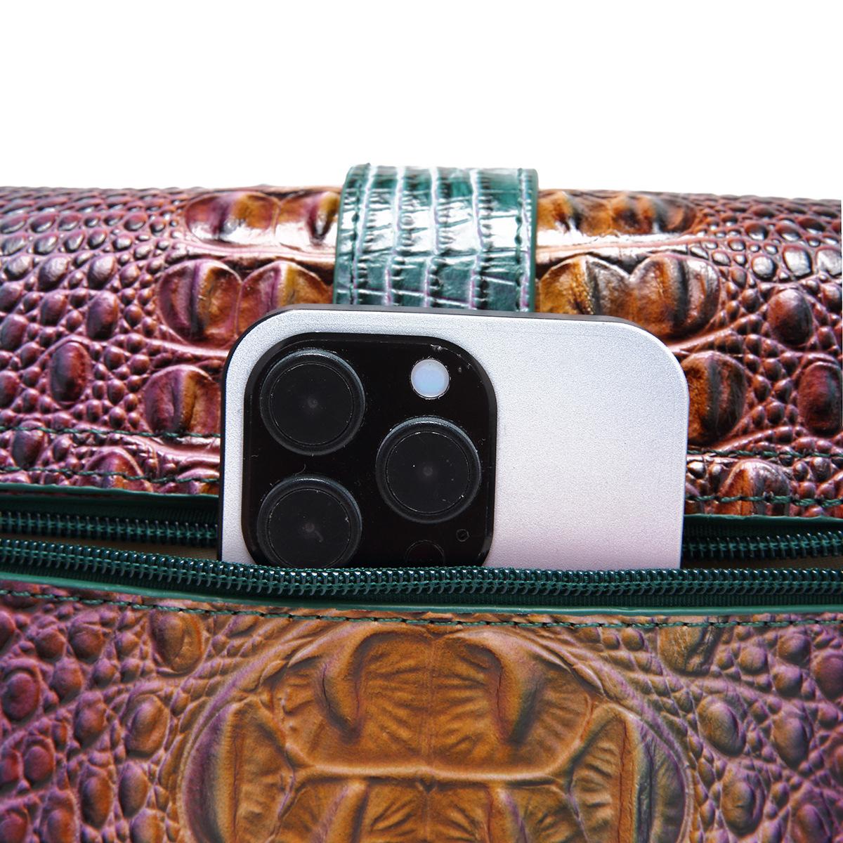 Новая модная сумка через плечо с рисунком аллигатора — фото 6