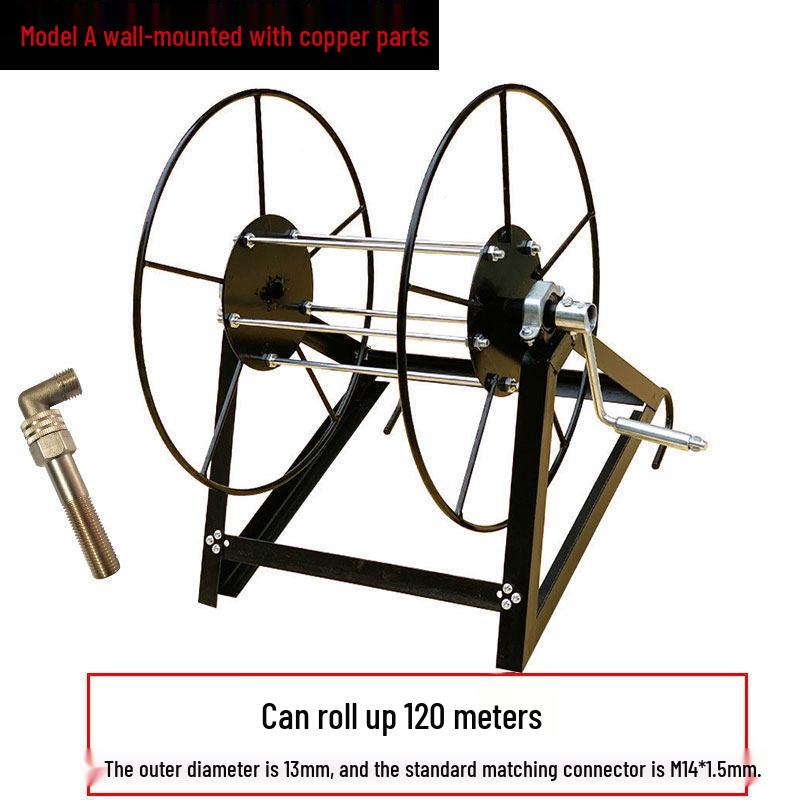 Jordbruksslangvinda & Elektrisk Reputläggningsställ med Armeringsjärnslager