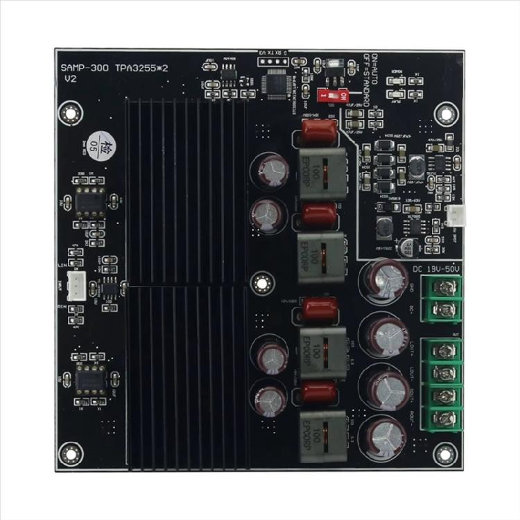 Double Cores Stereo Amplification Board 600W+600W Auto Energy Conservation Mode Power Amplifier Board