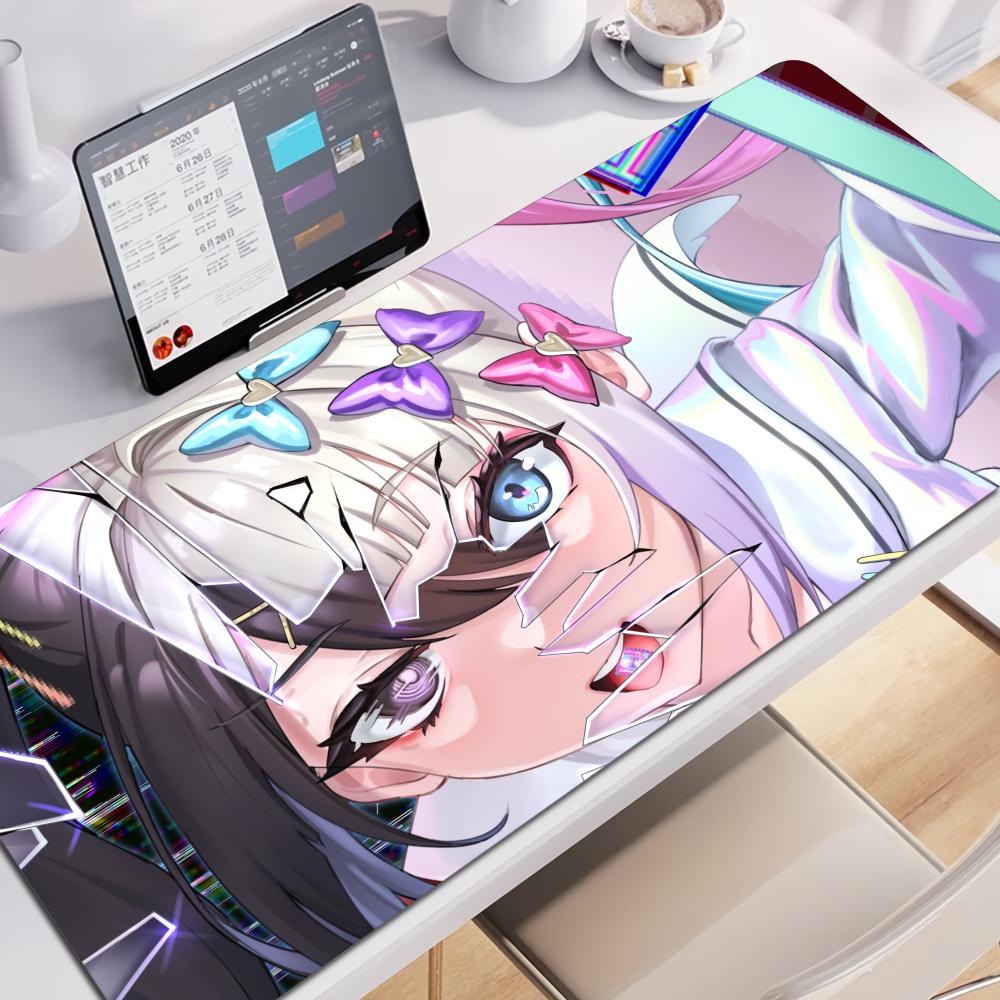 NEEDY GIRL OVERDOSE Anime Mouse Pad Mouse Pad Cute HD Desk Pad Extended Gaming Keyboard Mats Large XXL Gamer Mousepad