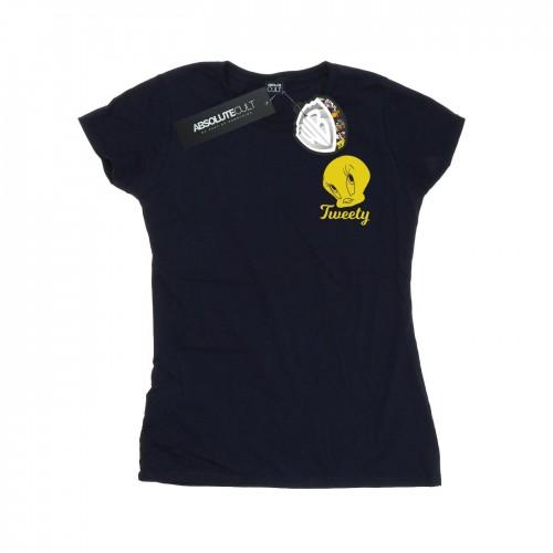 

Looney Tunes Womens/Ladies Tweety Pie Head Cotton T-Shirt XXL білий