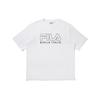 Fila Set In Sleeve T Shirt Unisex White FS2RSD2101X-OWH