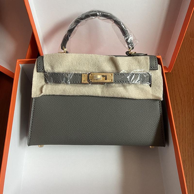 Second Generation Kelly Bag Mini Handbag Versatile and Stylish Shoulder/Crossbody Bag for Women