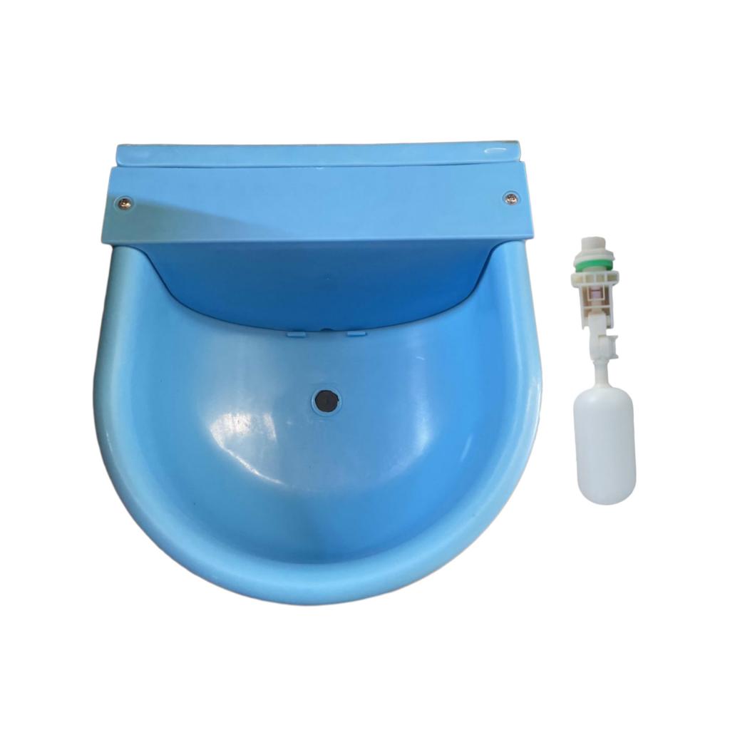 

Автоматическая миска для поения коров объемом 4 л, кормушка-дозатор для домашнего скота, миска для поения коров, овец, свиней, домашних животных светло-синий