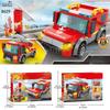 TOYLINX Building Blocks Models City Series Fire Station Truck Firefighter City Educational DIY Model Toys for Children Kid Gifts