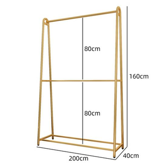 Double-Layer Floor Display Rack for Wedding Dresses
