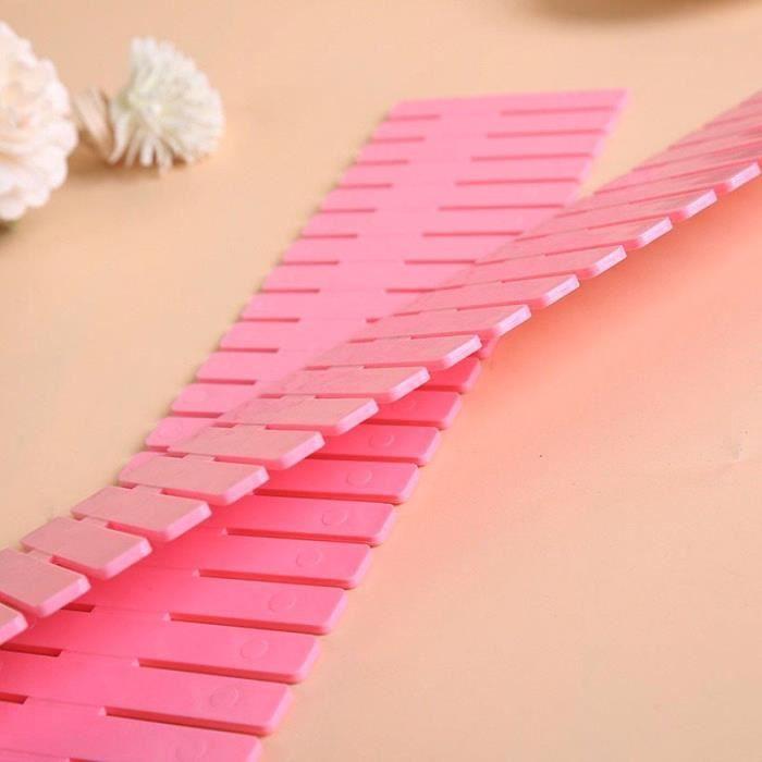 Drawer Organizers - SHOP-STORY - Set of 8 - Pink - Modular - Practical Storage