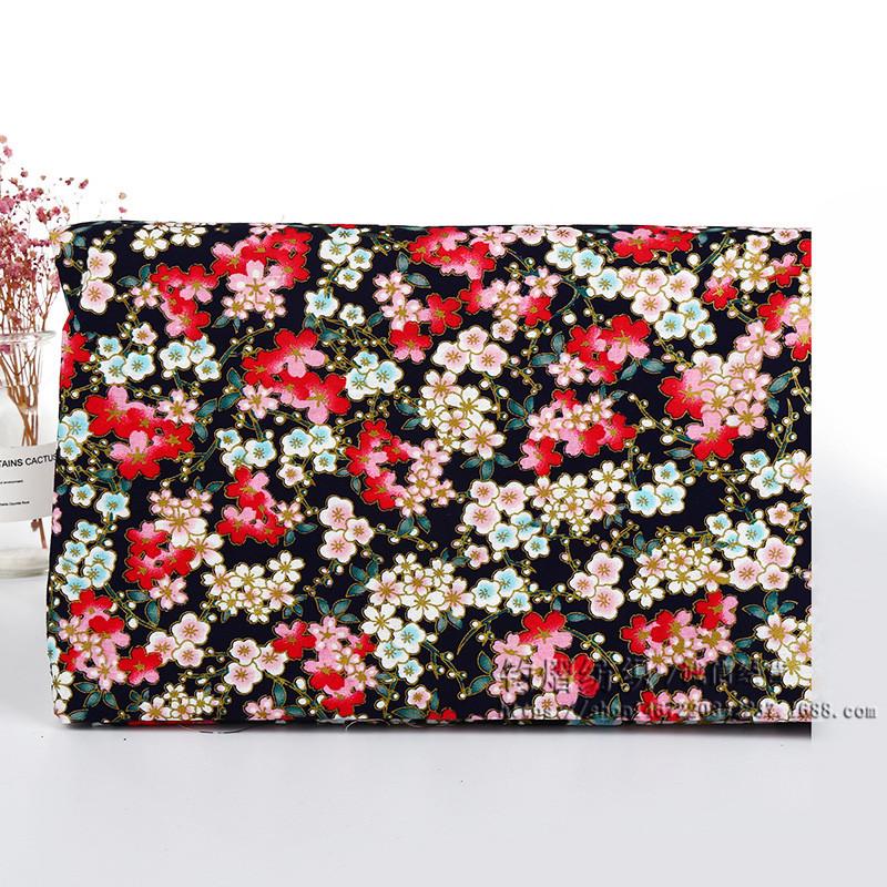 

Японская хлопковая ткань с изображением цветущей вишни для подарочной коробки ручной работы и кимоно