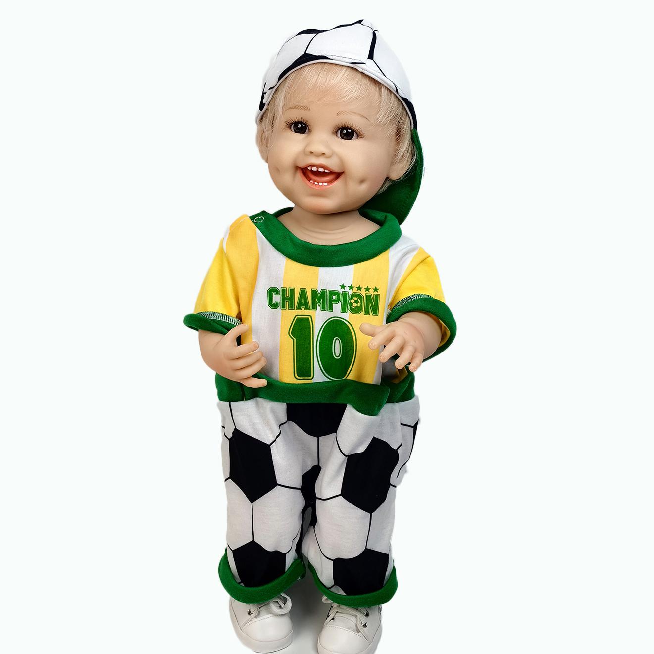 

Куклы KEIUMI Smiling Reborn Baby Dolls 55 см Boy Bebe Reborn Boneca Gold с прошитыми волосами, полностью силиконовое виниловое тело, кукла на день рождения, подарок на Рождество, игрушки 22 inch about 55cm