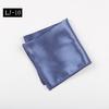 Solid Color Glossy Pocket Towel Handkerchief Suit Black Red High-Density Small Square Towel Chest Towel