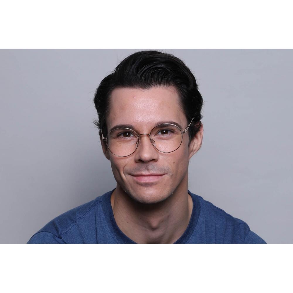 Full Rim Round Gold Smartbuy Collection Grosmorne L120c Fashion Unisex Eyeglasses