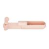 USB Handheld Small Fan with 3 Gear Adjustment Outdoor Handheld Folding Desktop Fan Power BankPink