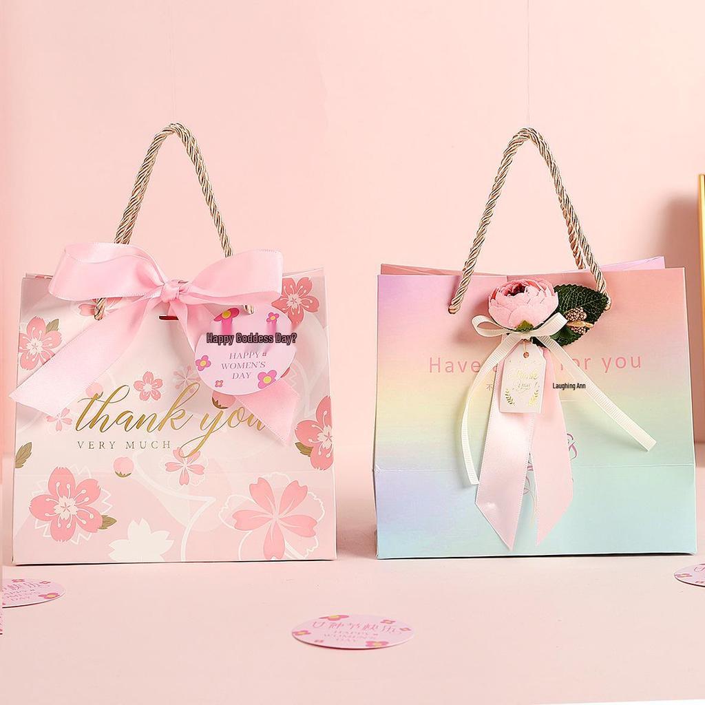 Wedding & Birthday Gift Paper Bag - Souvenir Candy Box & Handbag