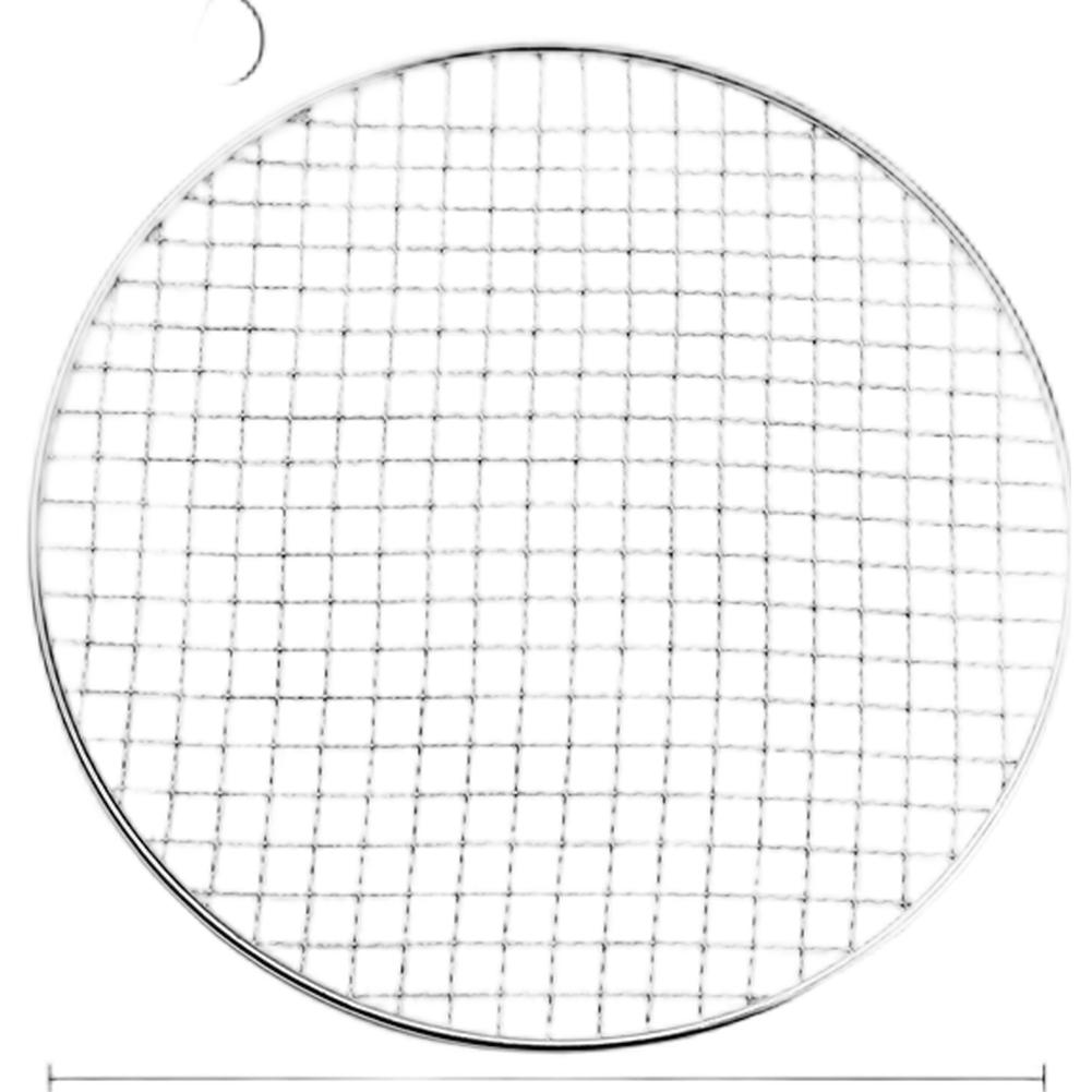BBQ Grill Grate Mesh Frying Pan For Grilling,frying,roasting Foods Stainless Steel BBQ Grill Net Square/Round Mesh For Outdoor