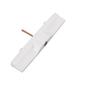 Sliding Patio Door Handle Set with Mortise Lock 45 Degree Keyway Fits 1 1 2in to 1 3 4in Thick Doors White Aluminum