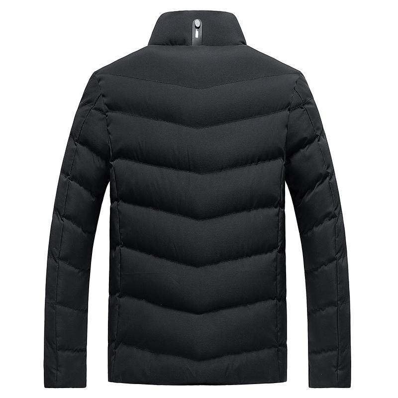 Winter Men's Warm Padded Jackets Fashion Men Cotton Warm Parka Coats Men Stand Collar Thermal Windbreaker Jacket Clothing 7XL