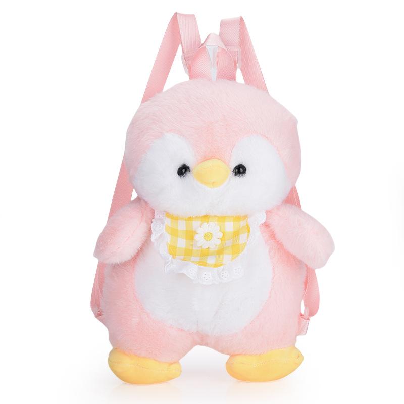 

Kawaii Plush Backpacks Stuffed Animal Penguin Bags Cute Children Teenager Gifts Soft School Backpack